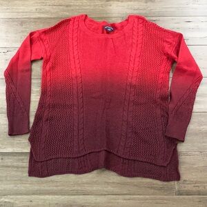 5 for $25 AE‎ ombré red sweater